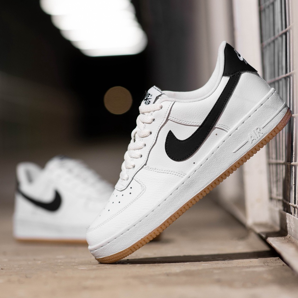 Nike AIR FORCE 1 WHITE BLACK SOLE GUM WHITE BLACK SOL GUM Shoes Shopee Malaysia