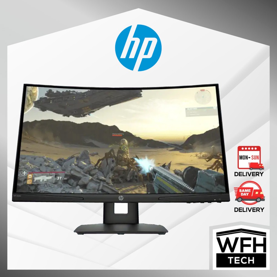 HP X24C Gaming Curved Monitor 23.6Inch / 4ms / 144Hz / FHD / VA Panel
