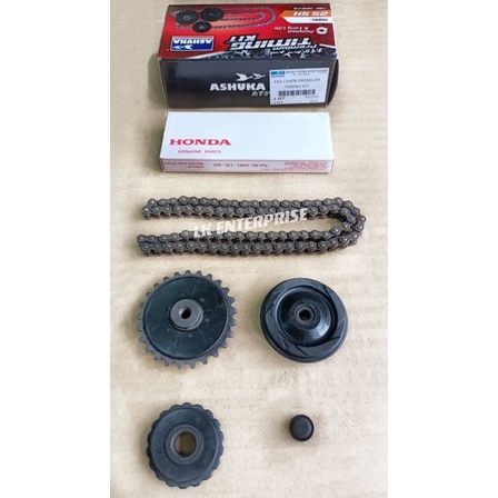 ASUKA TIMING CHAIN SET ( HONDA EX5 / EX5 DREAM ) SET RANTAI KECIL ASUKA ...