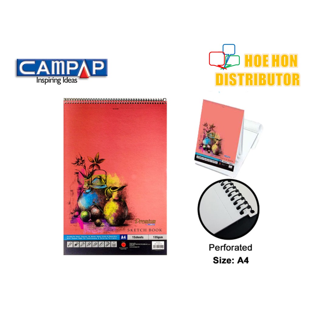 Ohuhu Marker Pads Art Hardcover Sketchbooks (120 LB/200 GSM