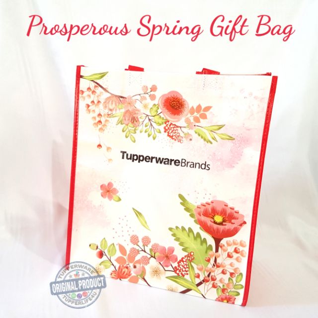 💥Ready Stock💥Tupperware Prosperous Spring Gift Bag 1 Pcs Shopee