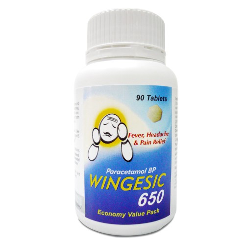 Wingesic 650 (Paracetamol BP) (90 Tabs) | Shopee Malaysia