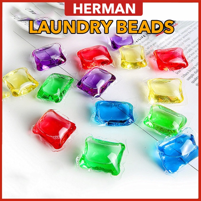 (1 PCS) Laundry Gel Beads magic Washing Cleaner Lasting Fragrance
