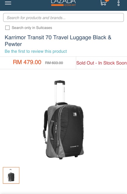 Karrimor transit 70 online