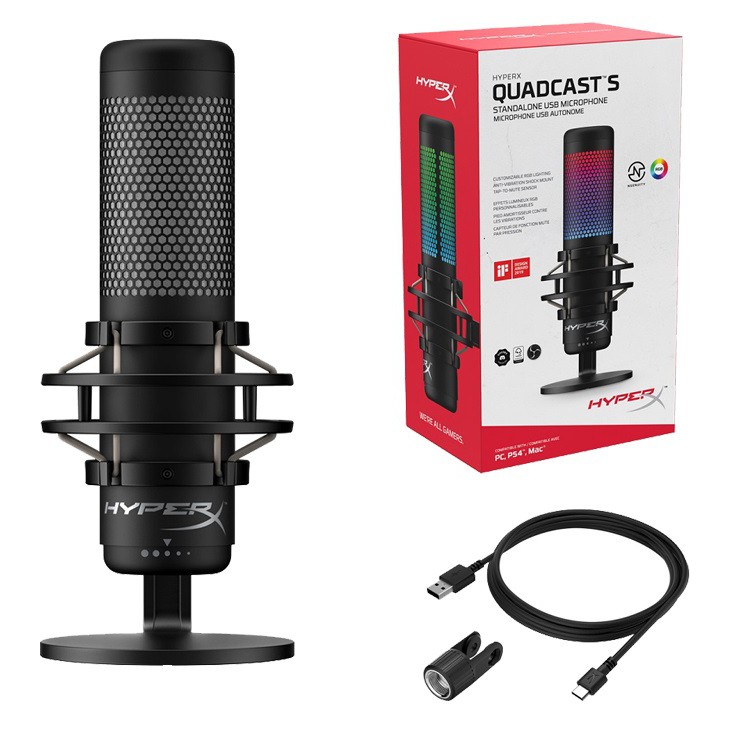 Hyperx QUADCAST S RGB GAMING MIC | Shopee Malaysia