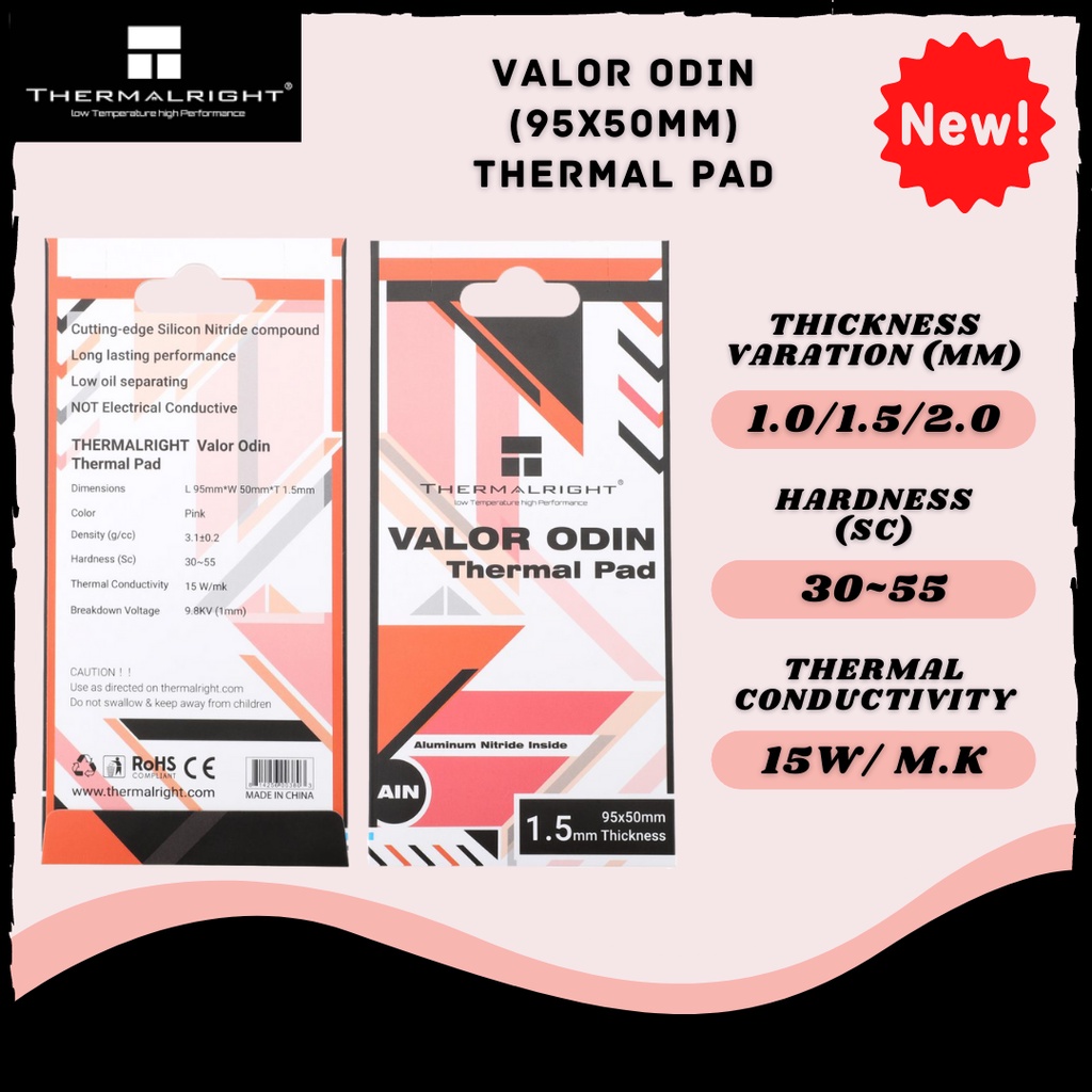 [ready Stock] Thermalright Valor Odin Thermal Pad Shopee Malaysia