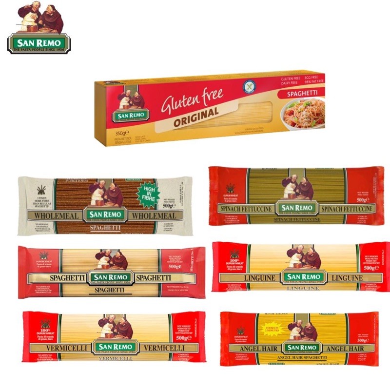 💥[NEW!!]💥HALAL SAN REMO Assorted Spaghetti,Fettuccine and Linguine