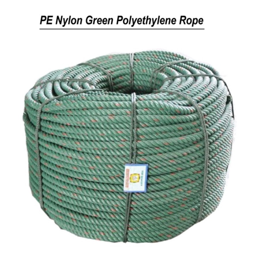 4mm x 220 Meter PE Nylon Green Polyethylene Rope PE Rope (Thailand ...
