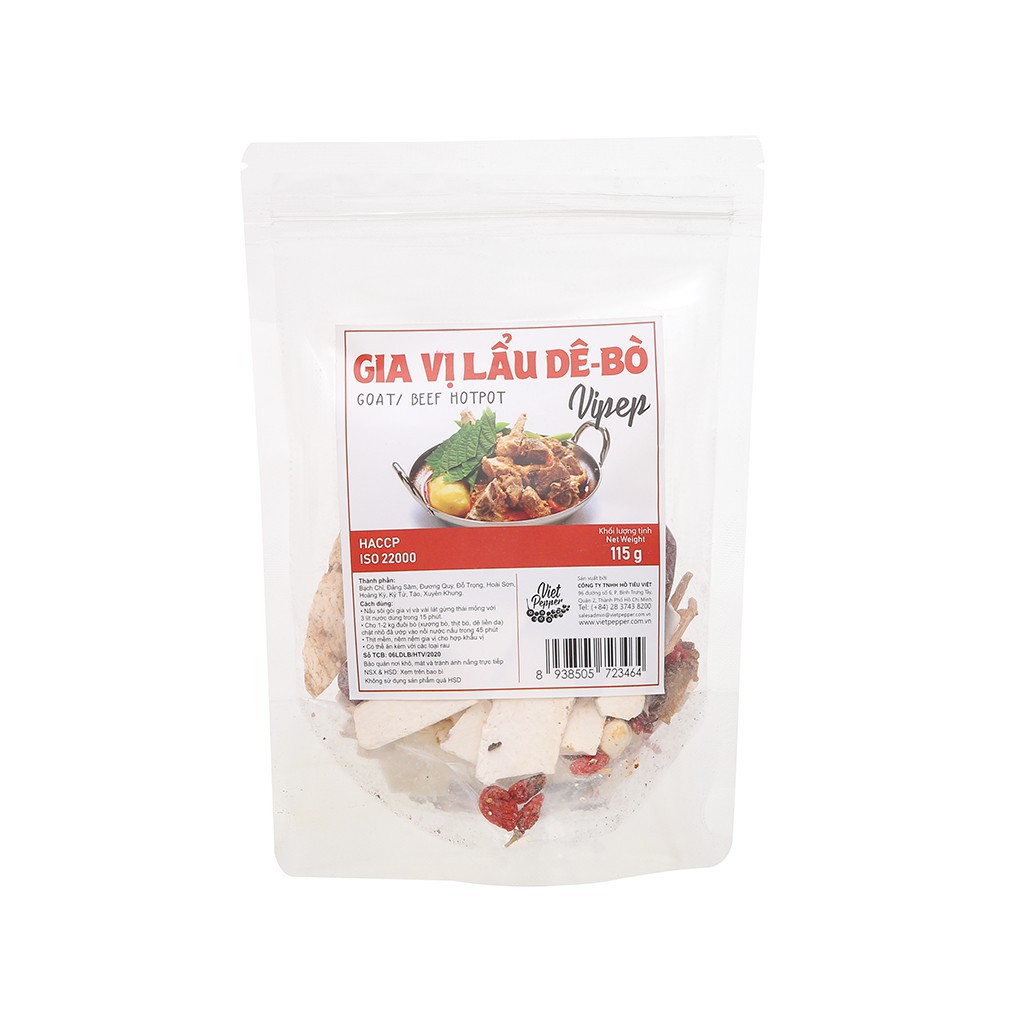 Spices for goat hot pot, beef Vipep pack 115g Shopee Malaysia