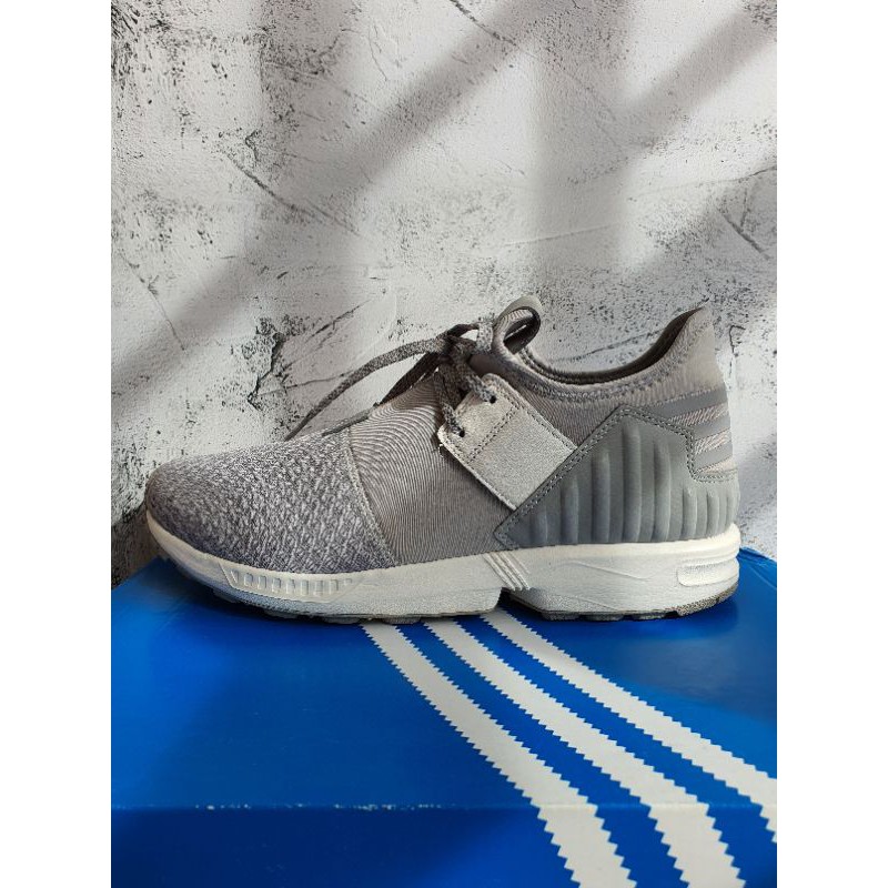 USED Authentic Original Adidas ZX Flux Plus Sole Grey Vintage White Shopee Malaysia