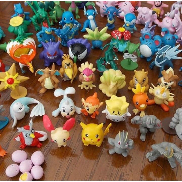 144pcs Kawaii Pokemon Set Mini Action Figures Toy | Shopee Malaysia