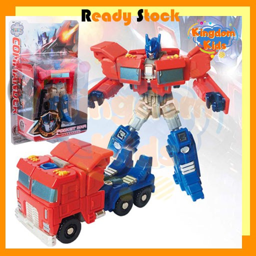 2 In 1 MACHINE BOY Pocket War Commander Sky Walker Optimus Prime ...