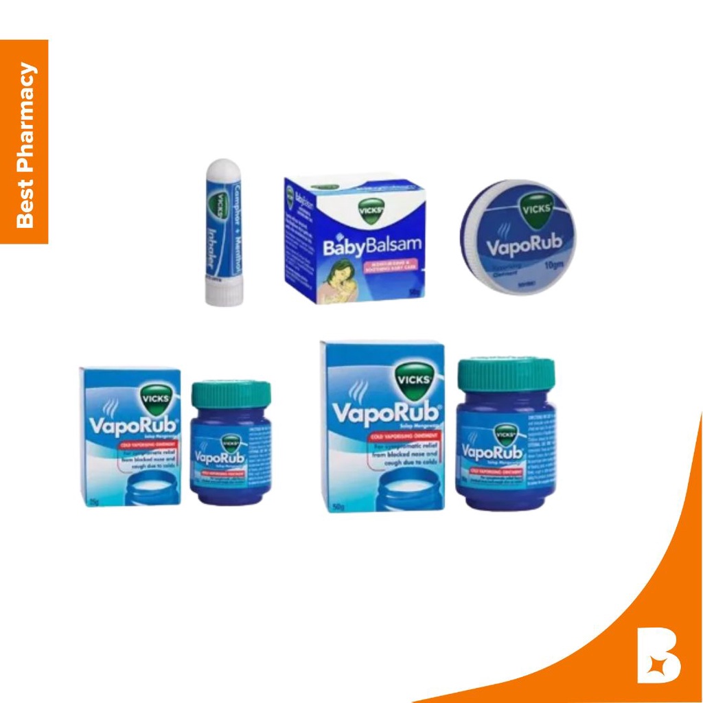 VICKS VAPORUB / INHALER | Shopee Malaysia