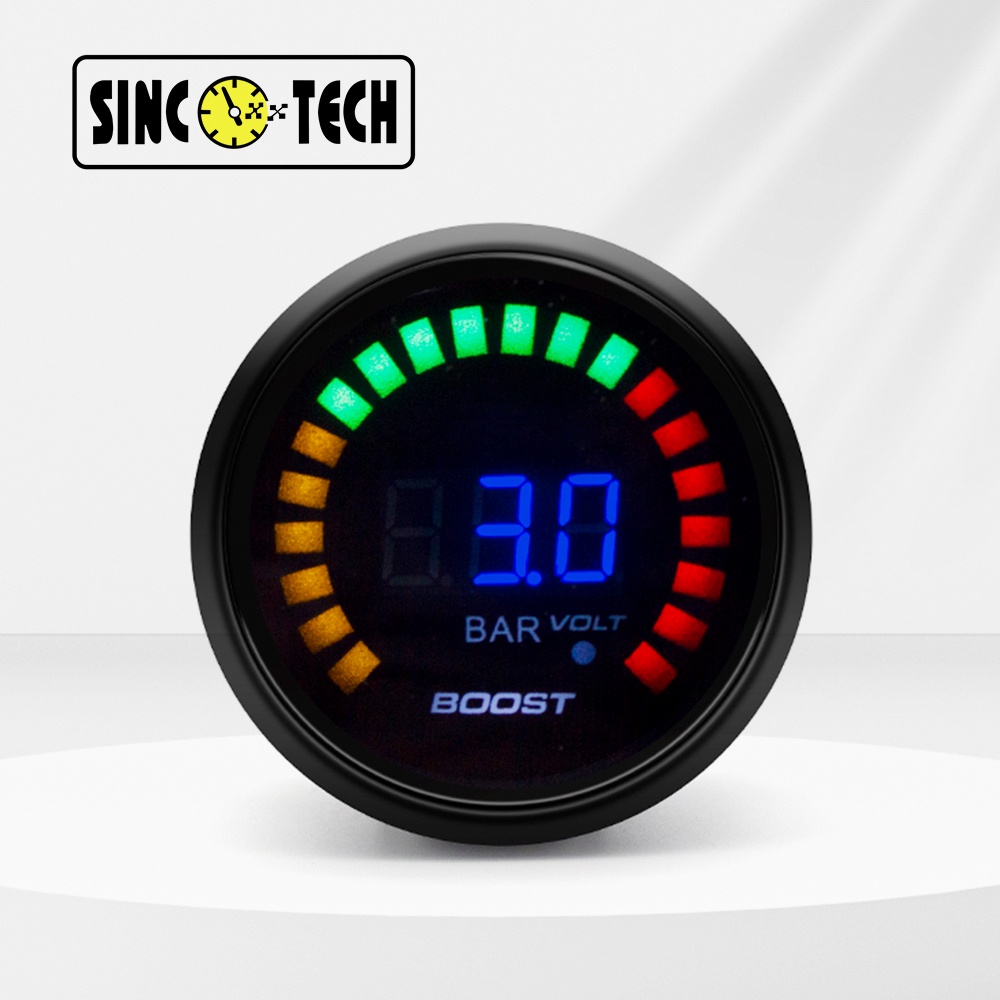Sinco Tech 6232 2" Boost gauge bar 12V car autometer Shopee Malaysia