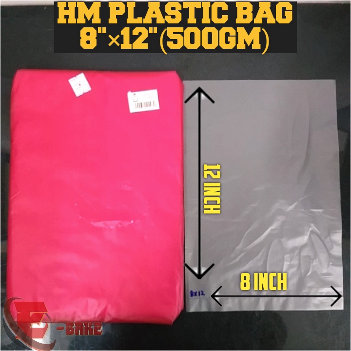 HM TRANSPARENT PLASTIC BAG (500GM) | (250GM) | PLASTIK BEG BUNGKUS ...