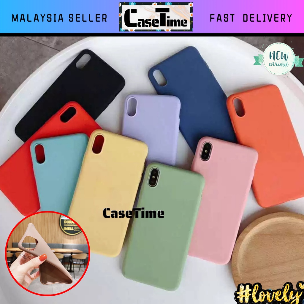 Huawei P10 P20 candy colour slim matte tpu silicon soft case