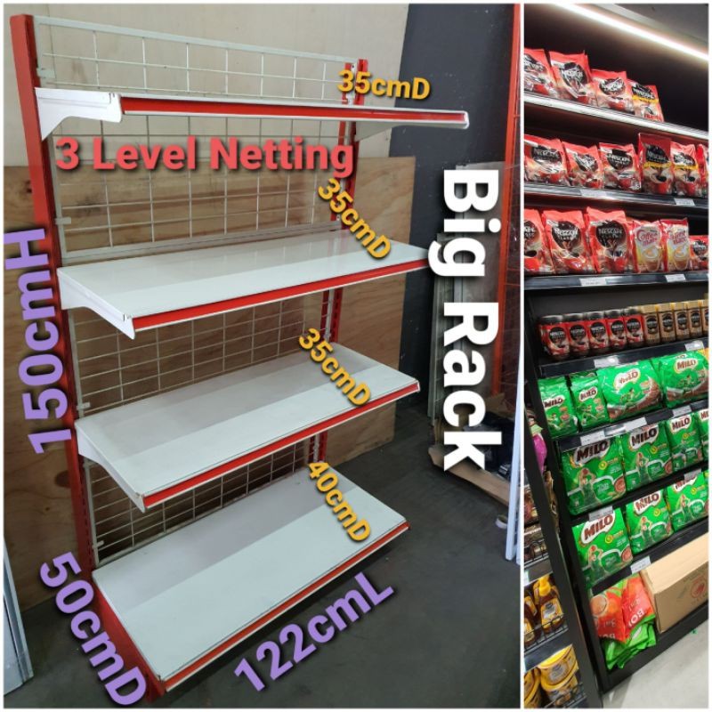 Big Rack!Second Hand!Second Hand!Wall Gondola!Rack!Rack Mini Market ...