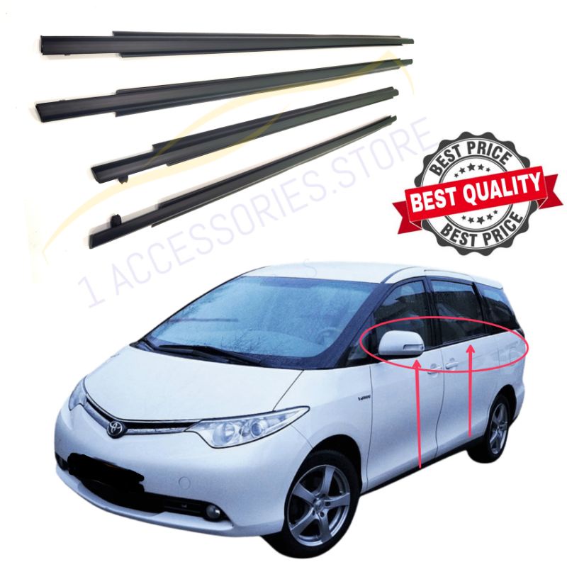 Toyota Estima 2.4/3.5 ACR50 GSR50 (2006-2019) DOOR OUTER MOULDING ...