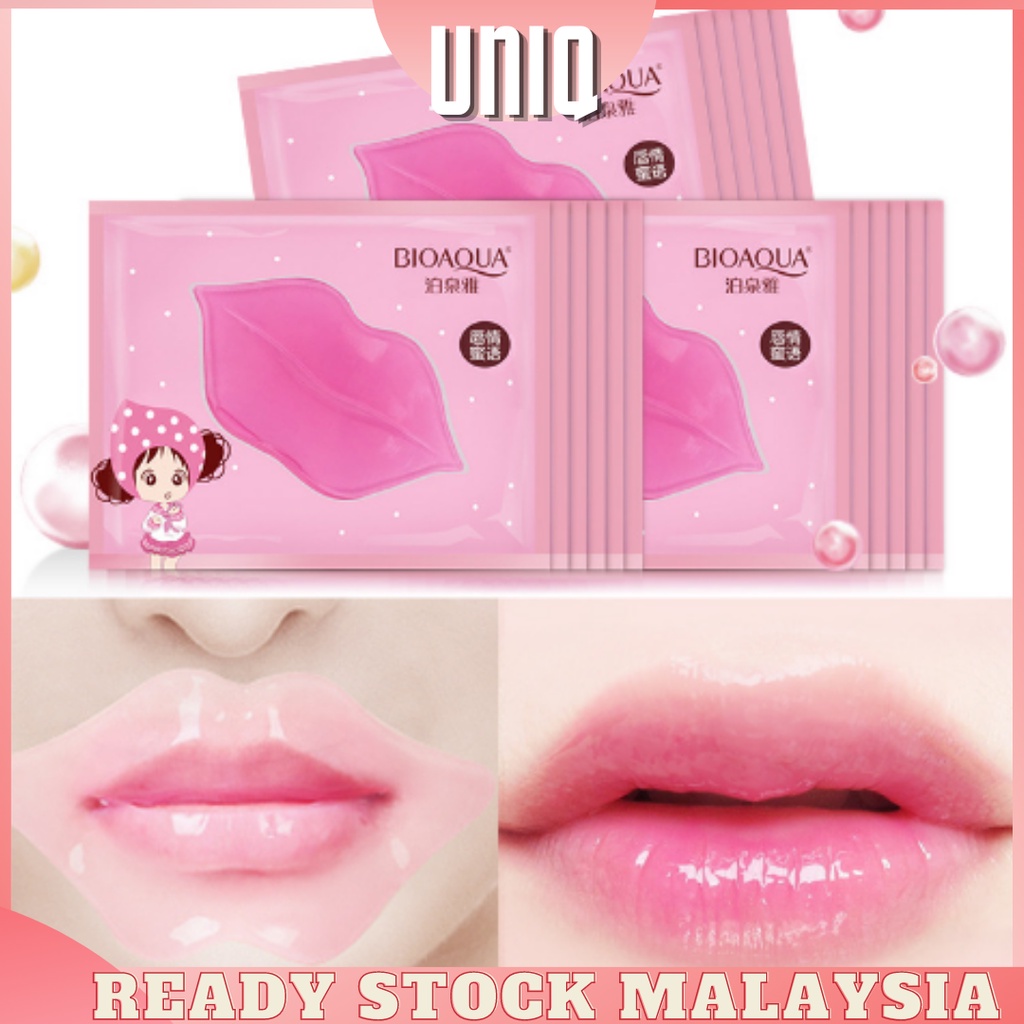 READY STOCK UNIQ BIOAQUA Moisturiser Lip Mask lips mask Bibir lip masks