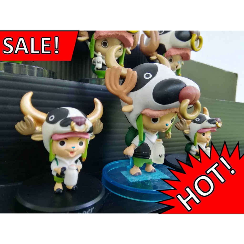 One Piece Model WCF SD FZ Chopper Shopper Cow Set Movie Rare | Shopee ...