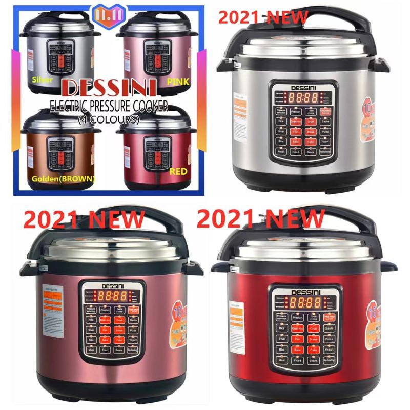 [READY STOCK] 8L OSH DESSINI NEW VERSION 20 BUTTON PRESSURE COOKER