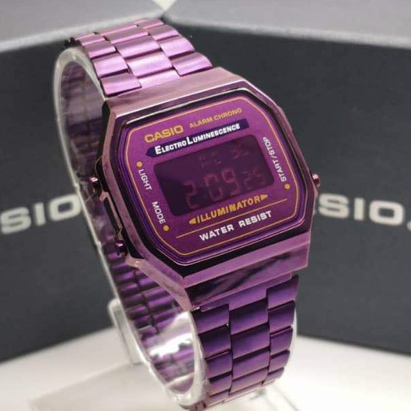 Casio Vintage Retro WR Digital Watch Gold A168WEGB 1BDF Shopee