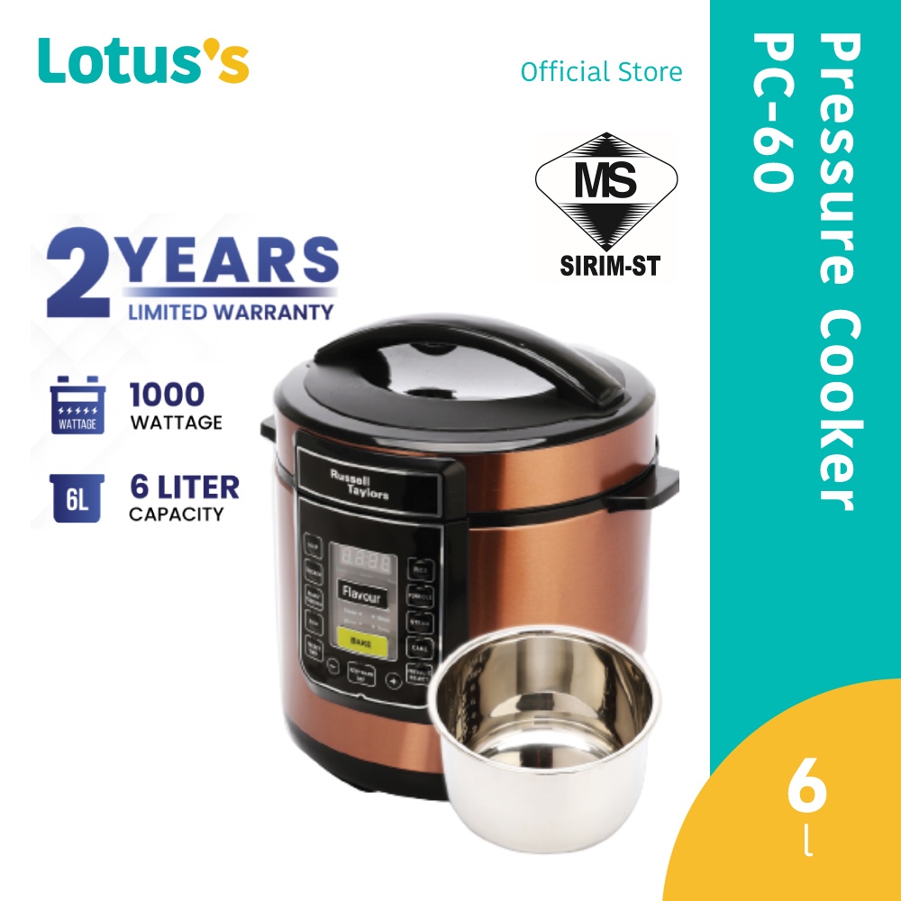 Russell Taylors 6L Pressure Cooker PC 60 Shopee Malaysia