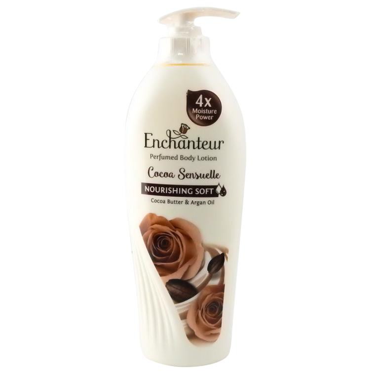 Enchanteur Perfumed Body Lotion cocoa butterLosyen Badan 350ml