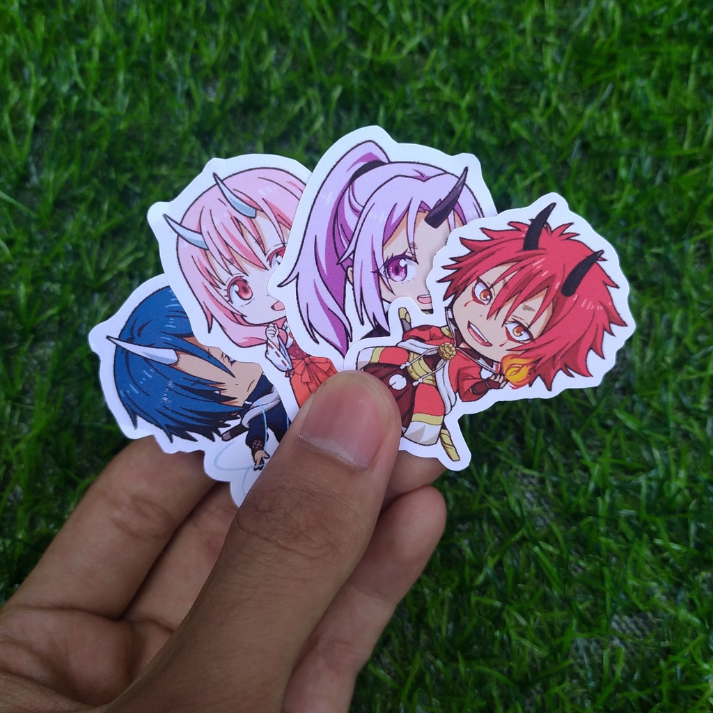 Anime Sticker Tensei shitara Slime Datta Ken Sticker Pack Rimuru Milim ...