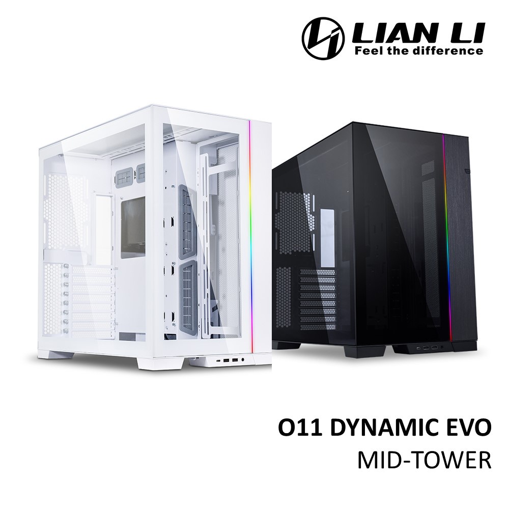 LIAN LI O11 DYNAMIC EVO MID-TOWER PC CASE (BLACK/GREY/WHITE) | Shopee ...