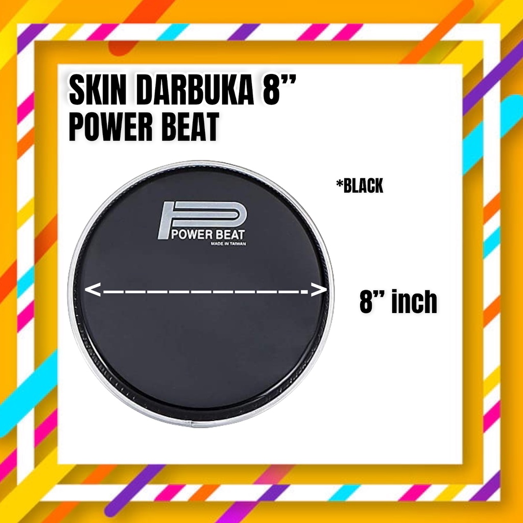 DARBUKA SKIN HEAD MIKA DARBUKA POWER BEAT & AHA 8.75" 8 3/4" Shopee Malaysia