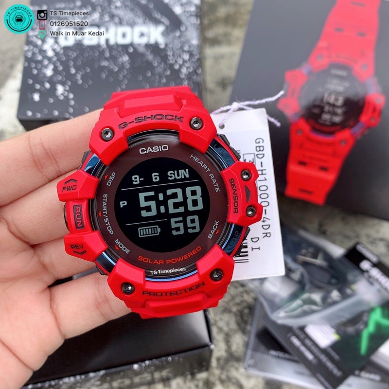 G SHOCK Heart Rate Monitor and GPS GBD H1000 4D GBD H1000 4