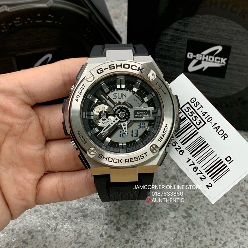 100 ORIGINAL CASIO G SHOCK G STEEL GST 410 1A Shopee Malaysia