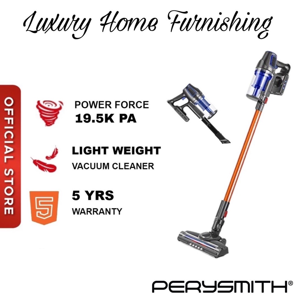 Perysmith 11k Pa Cordless Cyclone Handheld Vaccum Cleaner Handheld 