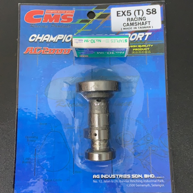 W100 ex5 dream cms cam shaft s8 Shopee Malaysia