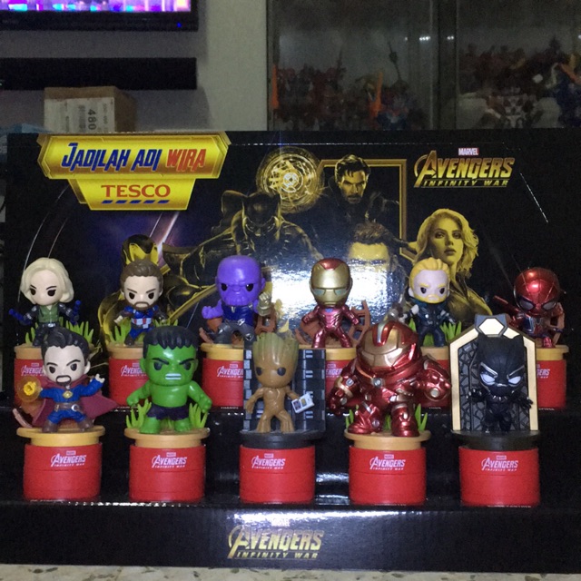 Tesco marvel shops toys