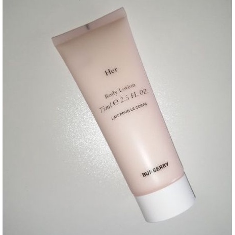 Burberry her shop body cream