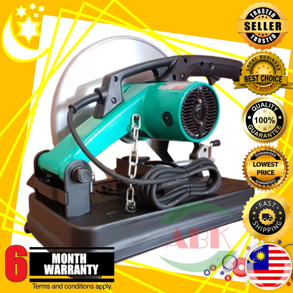 DCA 14" ELECTRIC CUT OFF MACHINE MESIN POTONG BESI AJG04-355S (2200 ...