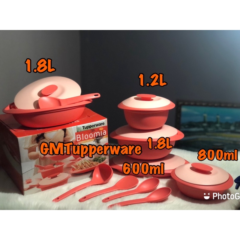 TUPPERWARE BLOOMIA COLLECTION SET | Shopee Malaysia