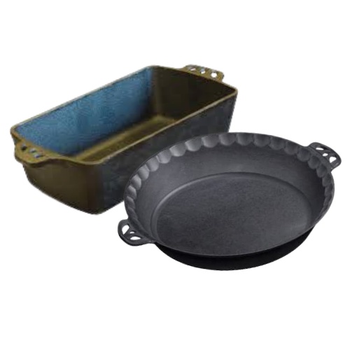 Camp Chef Home Seasoned Cast Iron Bread Pan Pie Pan Shopee