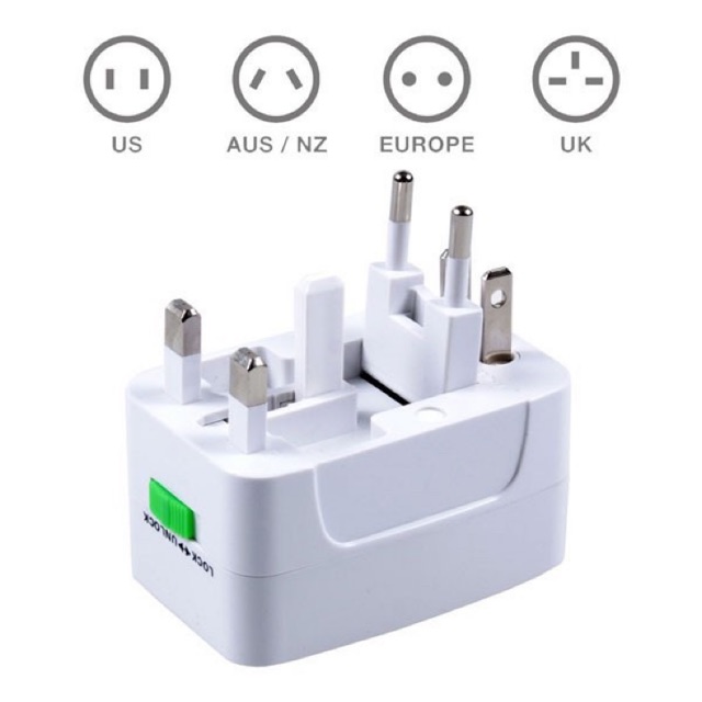 Universal Travel Adapter (all in one) | Shopee Malaysia