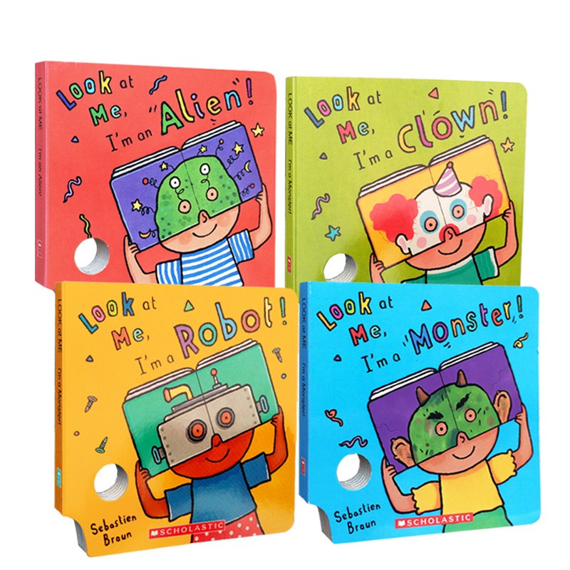 MATA Imported children's books, Look at me monster clown eye mask ...