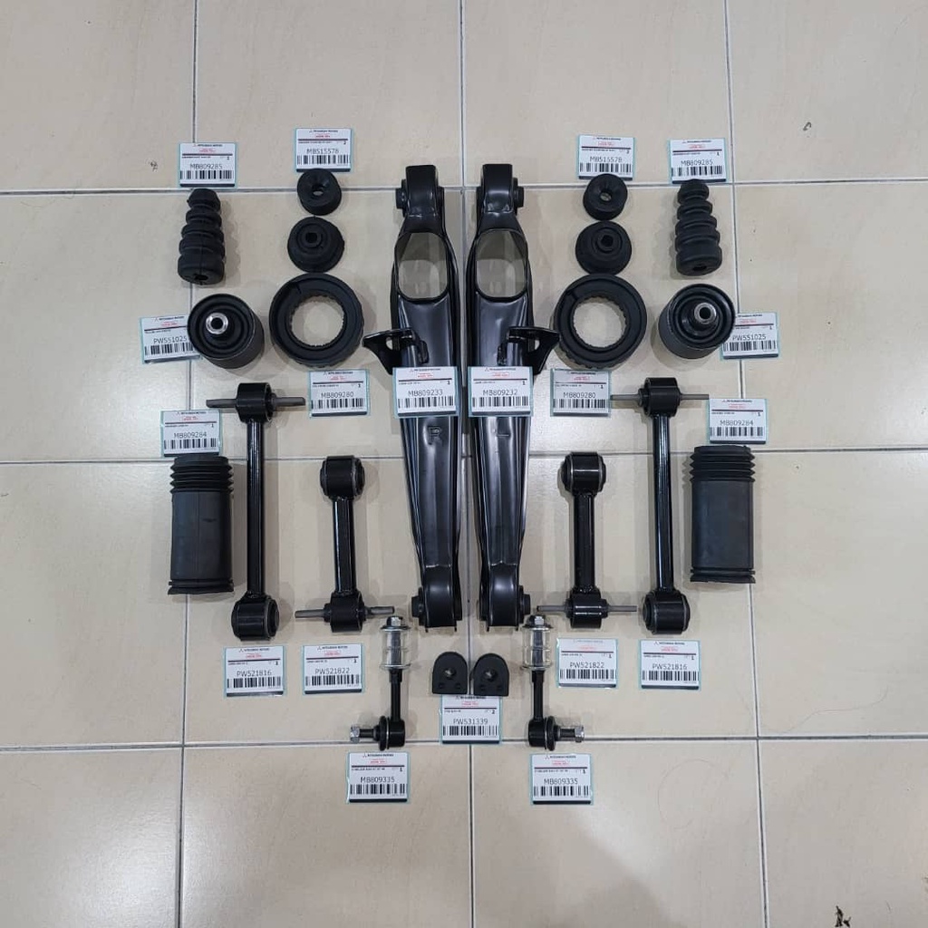 22 ITEM / FULL SET PROTON WIRA WAJA GEN2 PERSONA REAR LOWER ARM UPPER ARM REAR TRAILING ARM BUSH