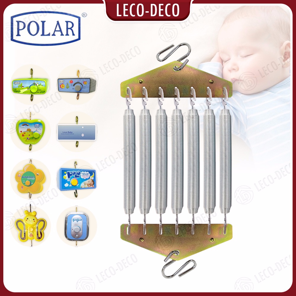 【Heavy Duty】 ORIGINAL Polar Poma Buaian Baby Cradle Spring [ Spring ...