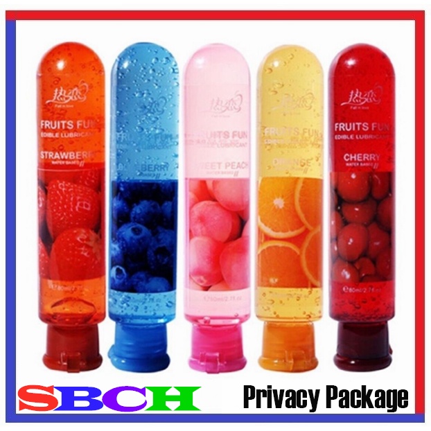 Adult Sexual Body Smooth Ml Fruity Lubricant Gel Edible Flavor