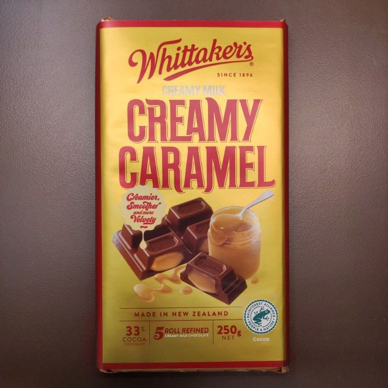 Whittaker's Big Tablet 250g Creamy Caramel (New Zealand) Shopee Malaysia