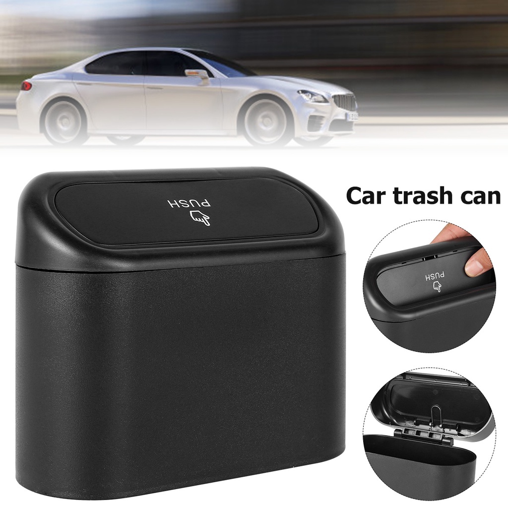 Local SellerCar Trash Can Interior Organizer Storage Box Car Garbage ...