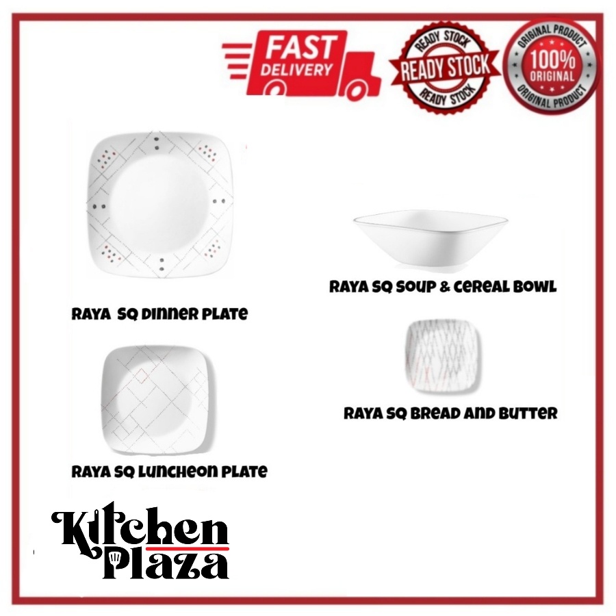 New Design Original Corelle Square Raya Loose | Shopee Malaysia