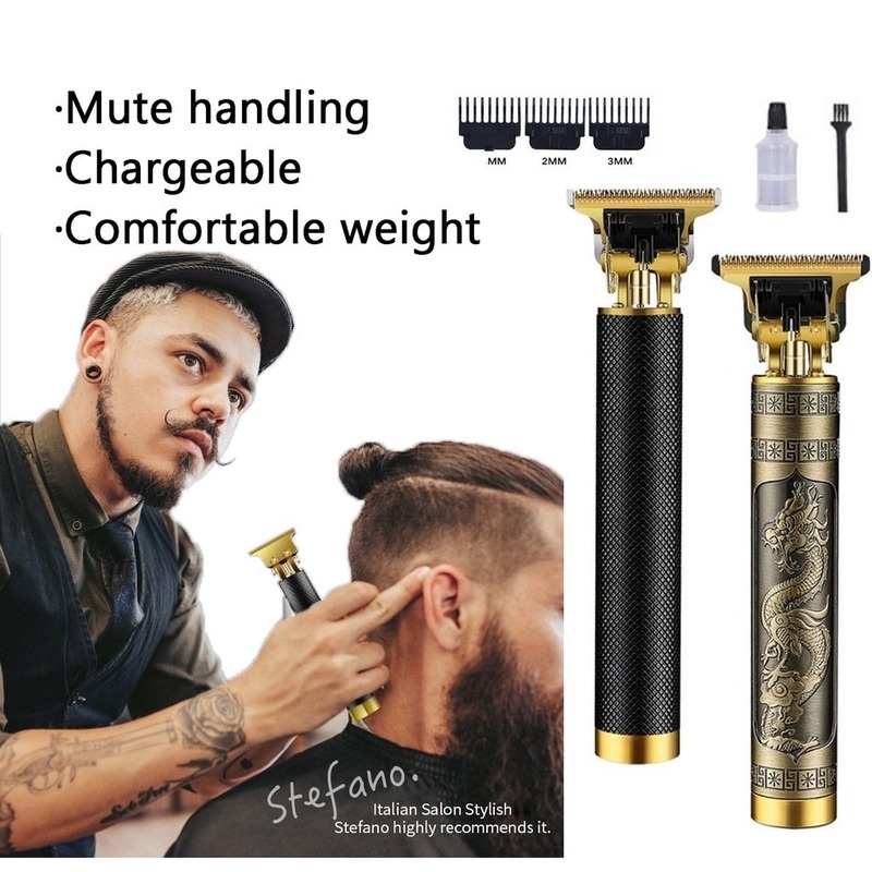T9 Wireless Hair Clipper Mesin Rambut Mesin Cukur Electric Rechargeable ...