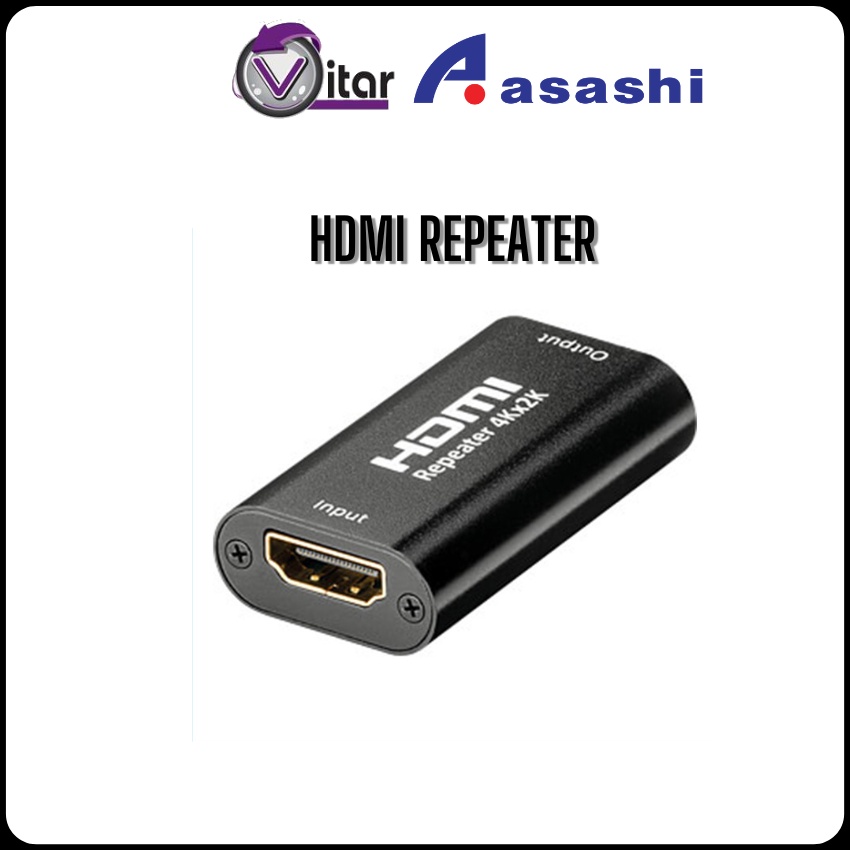 VITAR VT HDMI Repeater 4K UHD 1080 Extender Joint Connector Female To ...